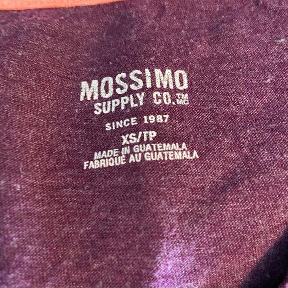 Mossimo XS Purple V-Neck Shirt - Picture 5 of 5